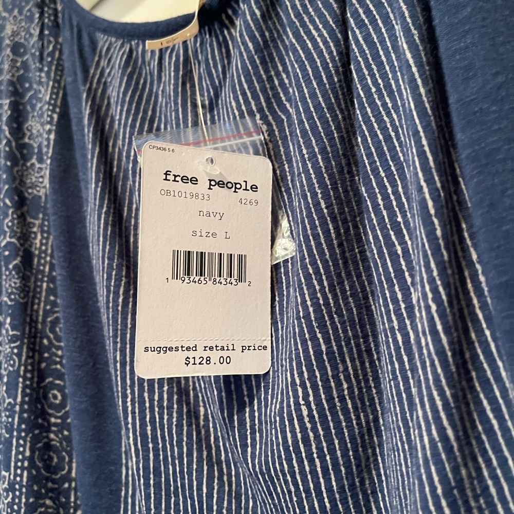 Free People Indigo Dreams
Embroidered Linen Blend Tunic
Top - Picture 6 of 7